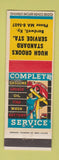 Matchbook Cover - Hugh Crooks Standard oil gas Bardwell KY