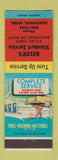 Matchbook Cover - Busch's Standard oil gas Atlas Tires Arapahoe NE