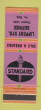 Matchbook Cover - Lippert Standard oil gas Timber Lake SD