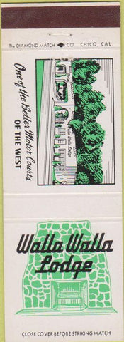 Matchbook Cover - Walla Walla Lodge WA