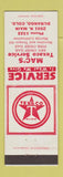 Matchbook Cover - Mac's Texaco oil gas Durango Colorado low phone #