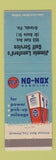 Matchbook Cover - Jimmie Lundsford Gulf oil gas Orlando FL
