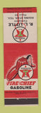 Matchbook Cover - Texaco oil gas RL Little Rising Star TX low phone #
