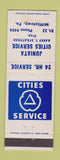Matchbook Cover - Cities oil gas Juniata Mifflintown PA
