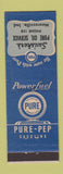 Matchbook Cover - Pure oil gas Swisher's Mooresville IN low phone #