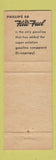 Matchbook Cover - Phillips 66 oil gas Runyan Atchison KS low phone #