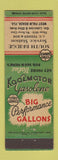 Matchbook Cover - Cities oil gas South Bridge West Palm Beach FL