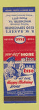 Matchbook Cover - Esso oil gas RW Baker's Winchester VA