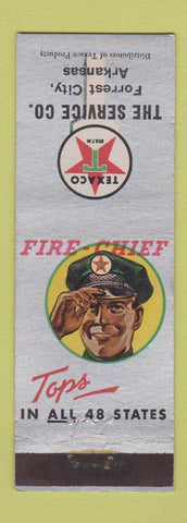 Matchbook Cover - Texaco oil gas Forrest City AR