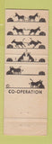 Matchbook Cover - Cuero Sands Motel Steak Cuero TX Hillbilly