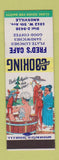 Matchbook Cover - Fred's Cafe Knoxville TN hillbilly Hillbilly