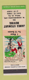 Matchbook Cover - James Stewart Moving Philadelphia PA Hillbilly