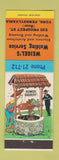 Matchbook Cover - Weigel's Welding York PA  Hillbilly