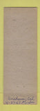 Matchbook Cover - X's Liquor Store Coalinga CA low phone # Hillbilly