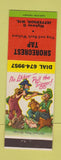 Matchbook Cover - Shorecrst Tab Jefferson WI Hillbilly
