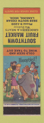 Matchbook Cover - Southtown Fruit Market Lansing MI Hillbilly