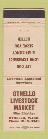 Matchbook Cover - Othello Livestock Market Othello WA