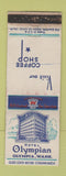 Matchbook Cover - Hotel Olympia WA WORN