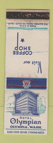 Matchbook Cover - Hotel Olympia WA WORN