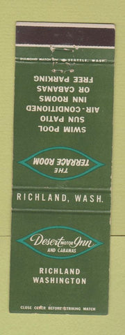 Matchbook Cover - Desert Motor Inn Richland WA