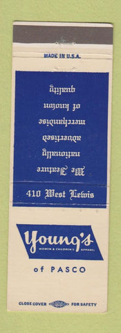 Matchbook Cover - Young's Women's Clothes Pasco WA