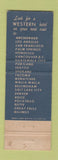 Matchbook Cover - Cascadian Hotel Wenatchee WA