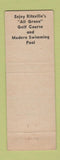 Matchbook Cover - Circle T Inn Ranch Room Ritzville WA