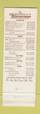 Matchbook Cover - Red Lion Thunderbird Sea Tac Motor Inn WA OR CA MT NV