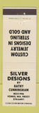 Matchbook Cover - Silver Jewelry Kathy Cunningham Forks WA