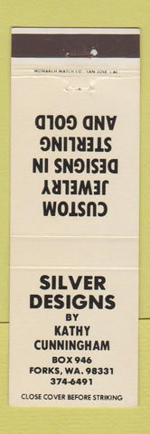 Matchbook Cover - Silver Jewelry Kathy Cunningham Forks WA