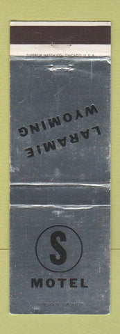 Matchbook Cover - S Motel Laramie WY