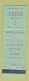 Matchbook Cover - Svilar's Dining Room Shoshoni WY