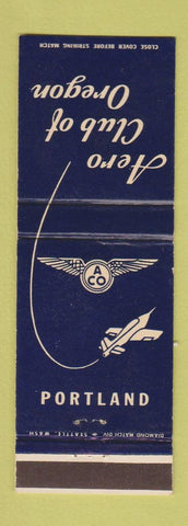 Matchbook Cover - Aero Club of Portland OR
