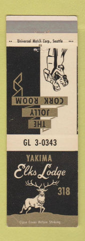Matchbook Cover - Elks Lodge Yakima WA