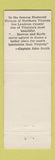 Matchbook Cover - Johnson's Charcoal House of Beef Leesburg VA