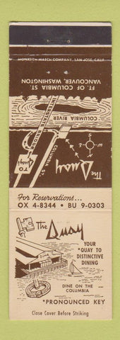 Matchbook Cover - The Quay Vancouver WA gift shop