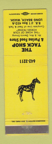 Matchbook Cover - The Tack Shop Long Beach WA