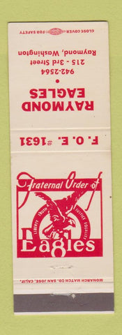 Matchbook Cover - Raymond Eagles Club WA