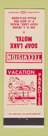 Matchbook Cover - Soap Lake Motel Soap Lake WA