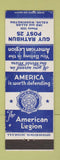 Matchbook Cover - American Legion Kelso WA