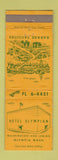 Matchbook Cover - Hotel Olympian Olympia WA