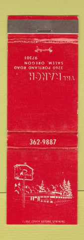 Matchbook Cover - The Ranch Salem OR