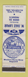 Matchbook Cover - W Dale Lamar Union oil gas Silverton OR Centennial WEAR 1954