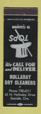 Matchbook Cover - Holladay Dry Cleaners Seaside OR