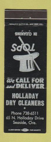 Matchbook Cover - Holladay Dry Cleaners Seaside OR