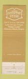 Matchbook Cover - Oswego Country Store Lake Oswego OR