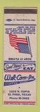 Matchbook Cover - Wel Com In Coffee Shop El Paso TX WEAR