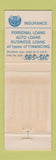 Matchbook Cover - SIC Loans Bryan TX