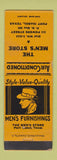 Matchbook Cover - The Men's Store Port Isabel TX WEAR