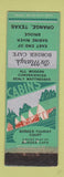 Matchbook Cover - De Mary's Border Cafe Orange TX WEAR